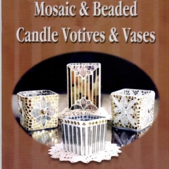 Mosaic and Beaded Candle Votives